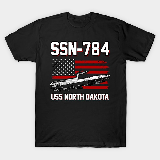 SSN-784 USS North Dakota T-Shirt T-Shirt by Zone32